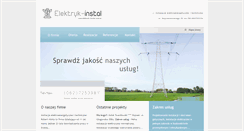 Desktop Screenshot of elektryk-instal.com.pl